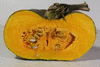 Cucurbita maxima F1 Speckled Hound; coupes