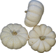 Cucurbita pepo Mini baby boo; fruits