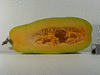 Cucurbita moschata Caravelle; coupes