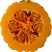 Cucurbita moschata Small flat cheese; coupes