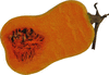 Cucurbita moschata Menine Creme (butternut); coupes