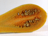 Cucurbita moschata Longue de Sicile; coupes