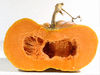 Cucurbita moschata Musquée de la Venise verte; coupes