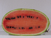 Citrulus lanatus Ali Baba; coupes